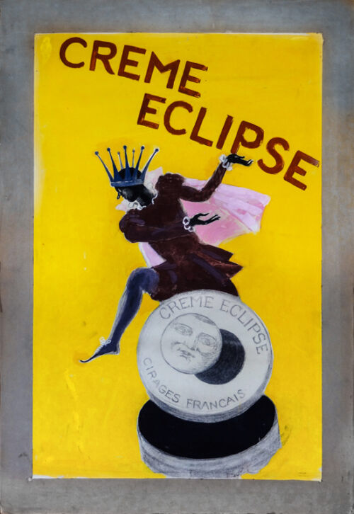 Esquisse publicitaire : Crème Eclipse