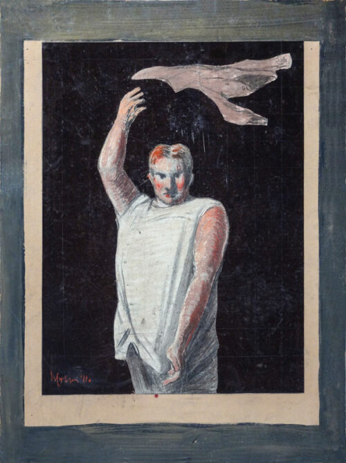 Esquisse publicitaire : Docteur Rasurel / Flanelles