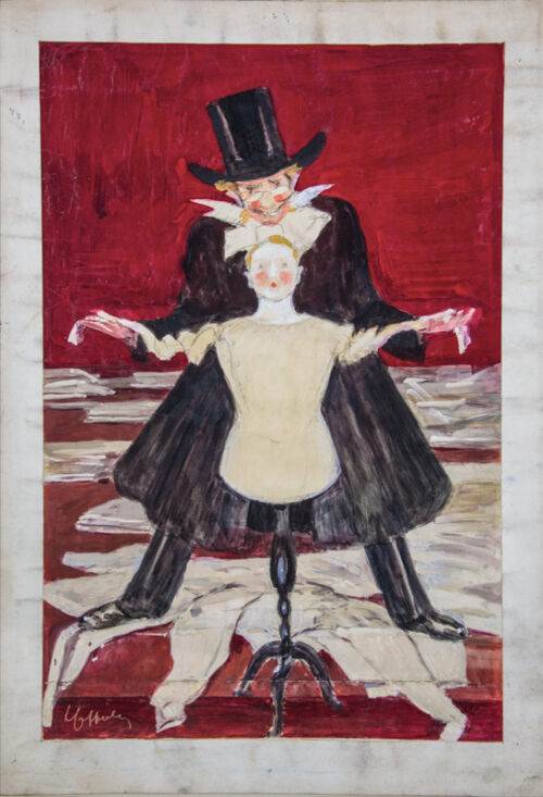 Esquisse publicitaire : Docteur RasurelLes Sous-Vètements