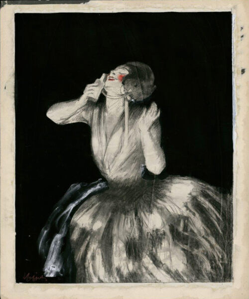 Esquisse publicitaire : Eau de Cologne