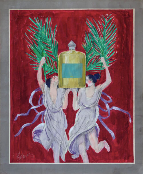 Esquisse publicitaire : Eau de Cologne