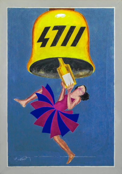 Esquisse publicitaire : Eau de Cologne 4711