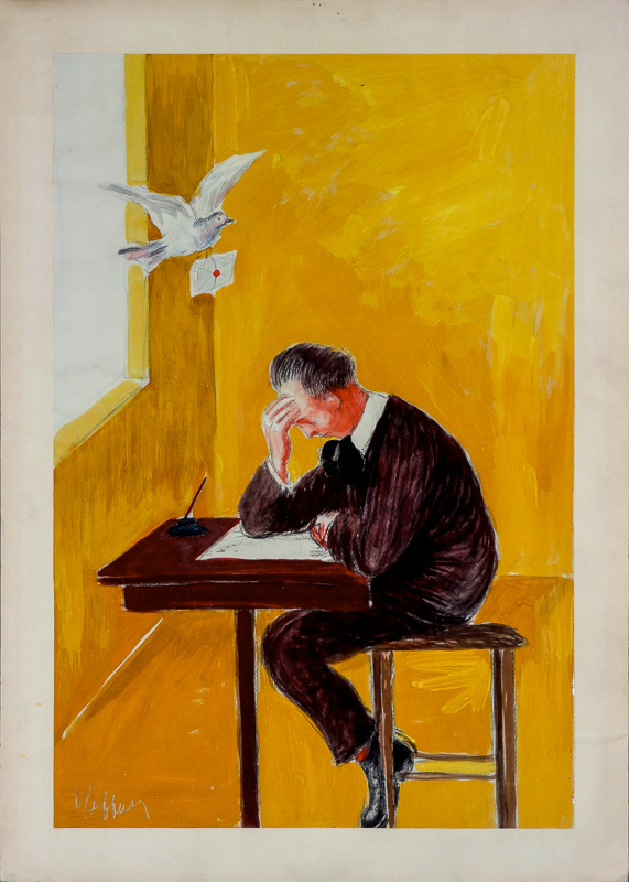 Advertising sketch: Correspondence school