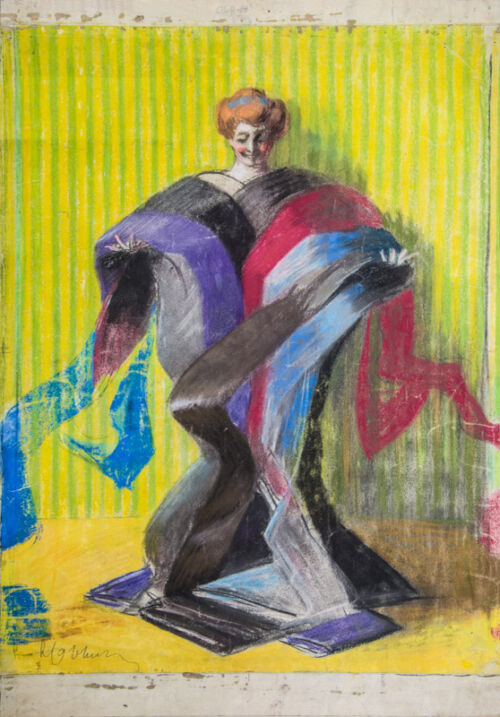 Esquisse publicitaire : Etoffes