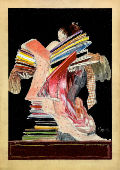 Esquisse publicitaire : Etoffes