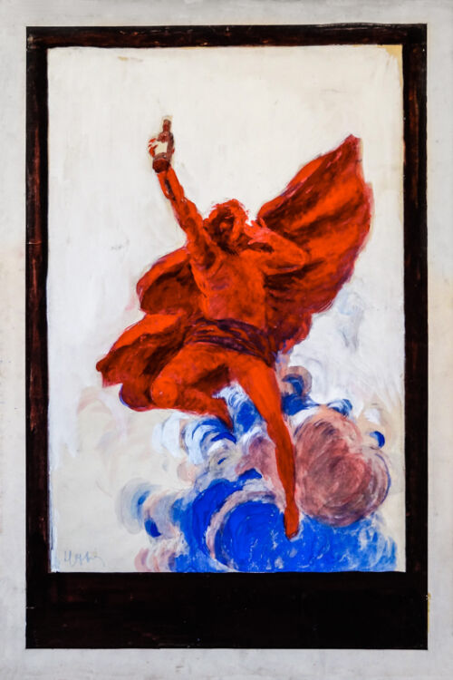 Esquisse publicitaire : Express Aériens