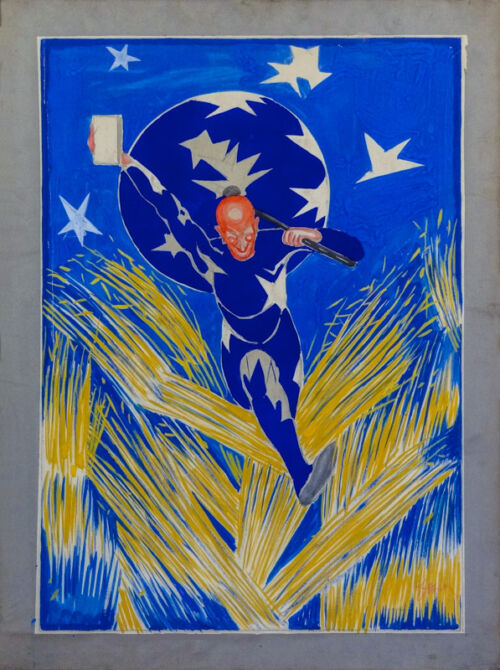 Esquisse publicitaire : Farine d'avoine