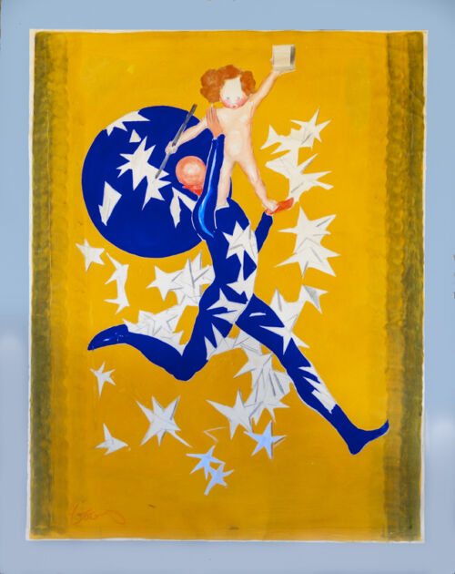 Esquisse publicitaire : Farine pour enfant