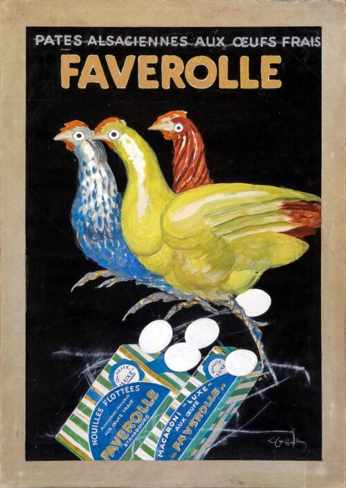 Esquisse publicitaire : Faverolle