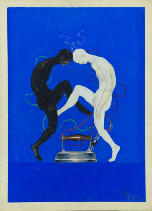 Esquisse publicitaire : Fer à repasser