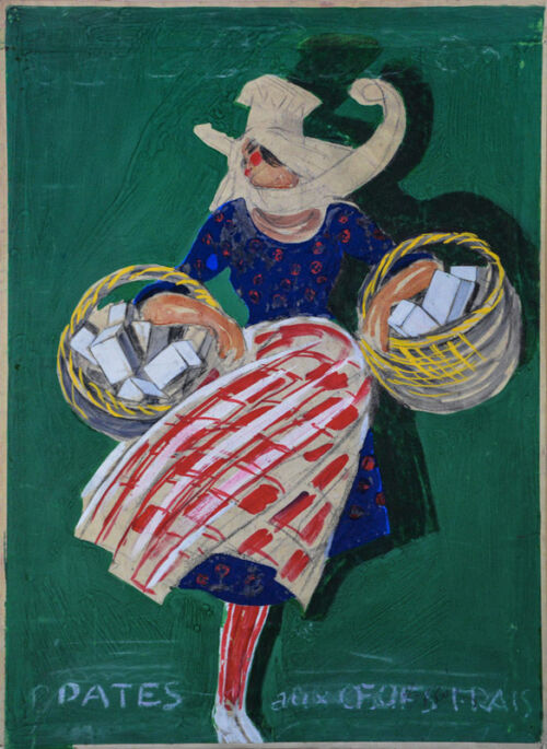 Advertising lithograph: The Farmer's Wife