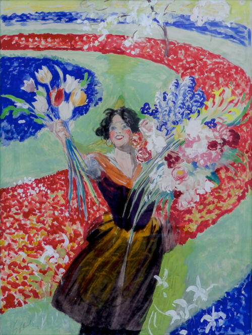 Esquisse publicitaire : Fleurs