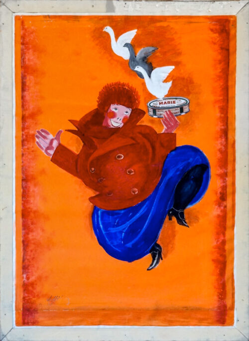 Esquisse publicitaire : Foie gras Marie