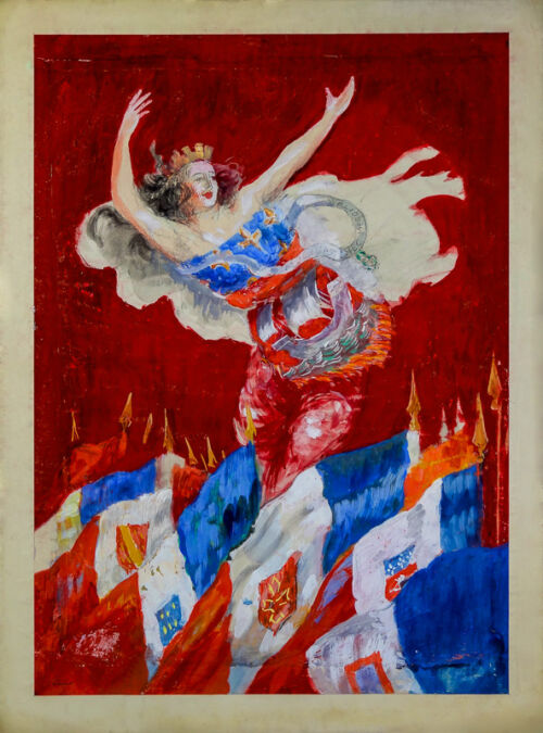 Esquisse publicitaire : Foire de Lyon