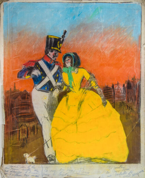 Esquisse publicitaire : Grand Marnier