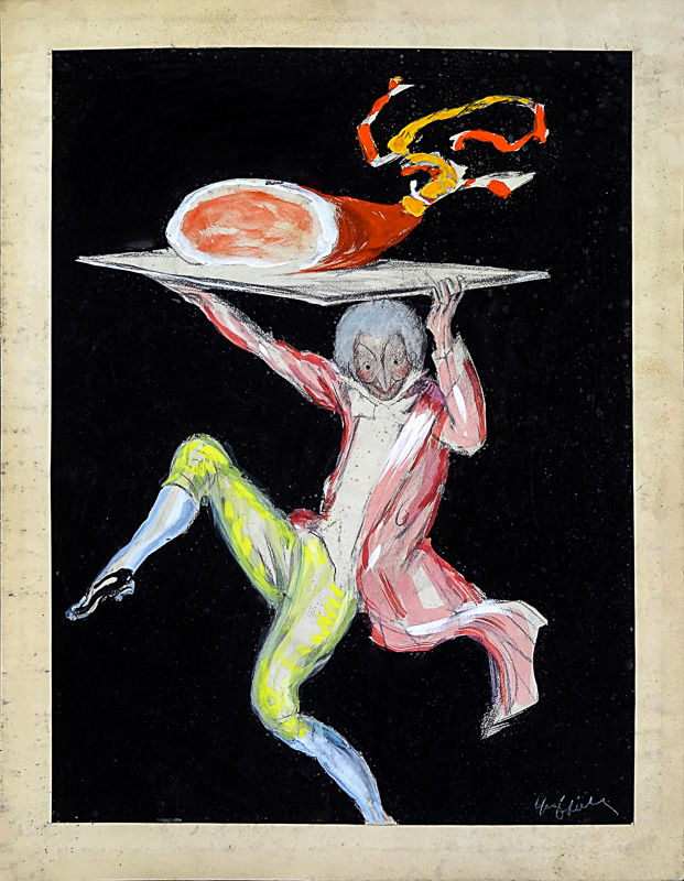 Esquisse publicitaire : Jambon