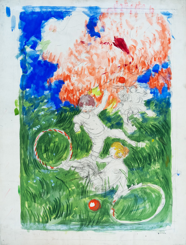 Advertising sketch: Outdoor games