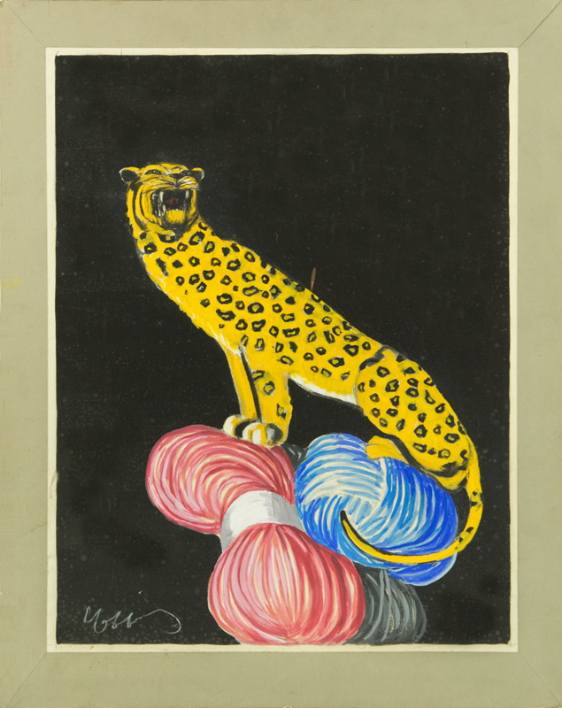 Esquisse publicitaire : Laine Léopard