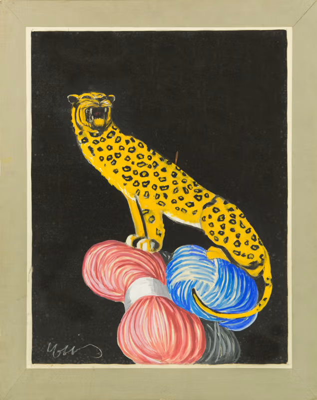 Advertising sketch: Leopard Wool