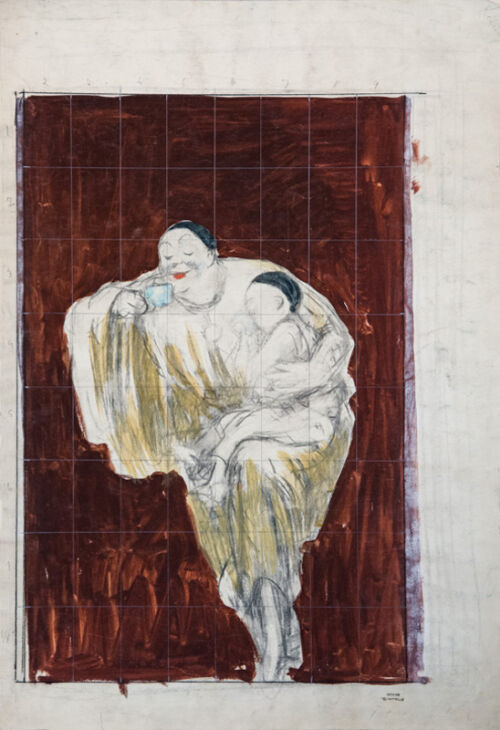 Esquisse publicitaire : Lait (Le)