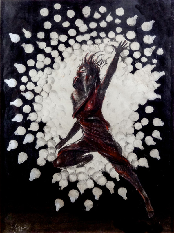 Advertising sketch: Electric lamp