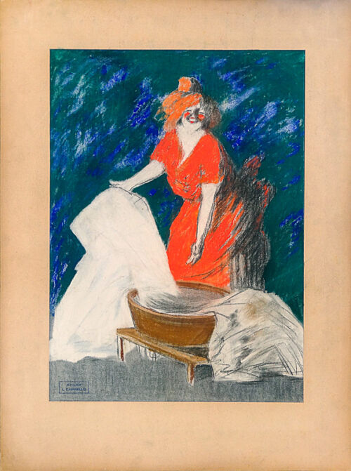 Esquisse publicitaire : Lessive