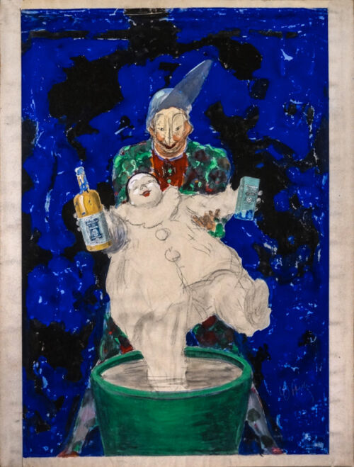 Esquisse publicitaire : Lessive Kabiline