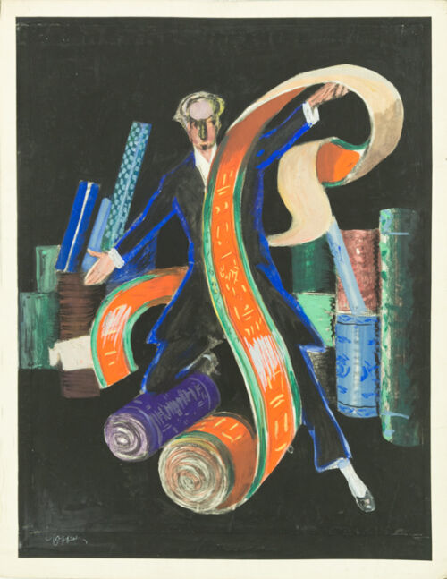 Esquisse publicitaire : Linoléum