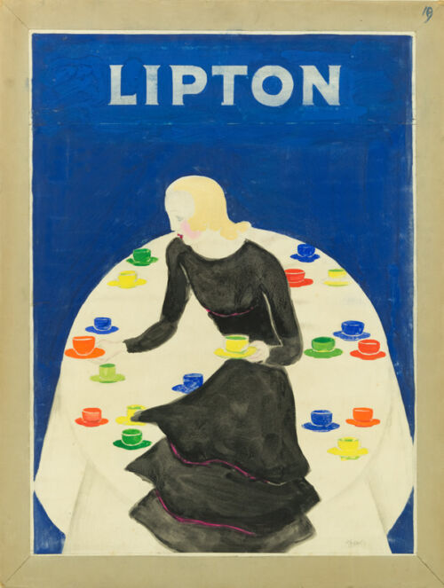 Esquisse publicitaire : Lipton