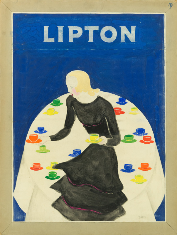 Esquisse publicitaire : Lipton