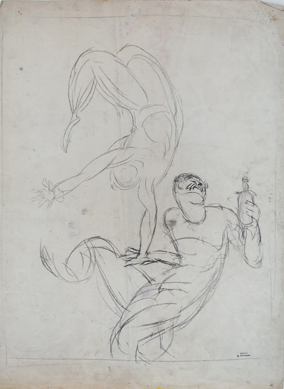 Esquisse publicitaire : Liqueur