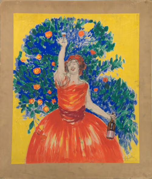 Advertising sketch photo: Liqueur
