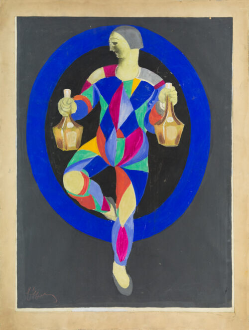 Esquisse publicitaire : Liqueur Apry