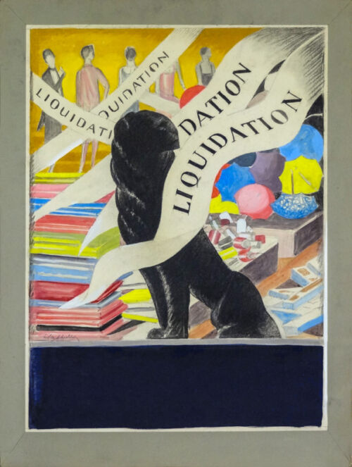 Esquisse publicitaire : Liquidation