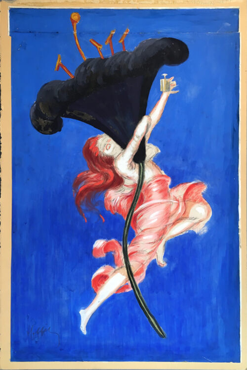 Esquisse publicitaire : Lys Noir