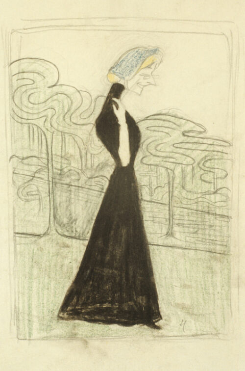 Esquisse publicitaire : Madame de Latude