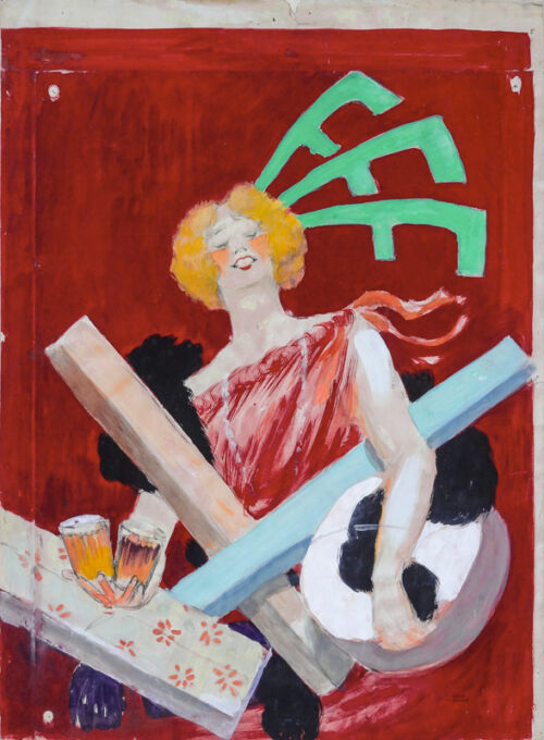 Esquisse publicitaire : Magasin de mode