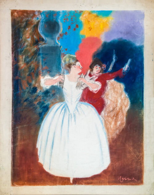 Esquisse publicitaire : Marie Brizard & Roger