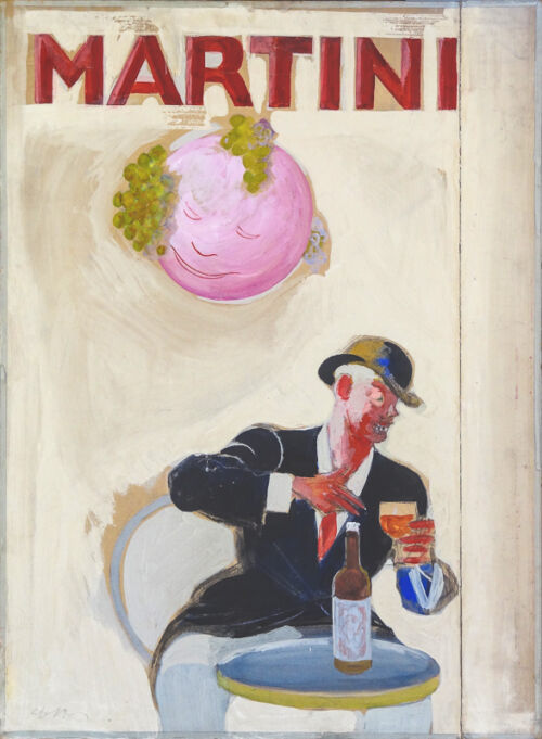 Esquisse publicitaire : Martini