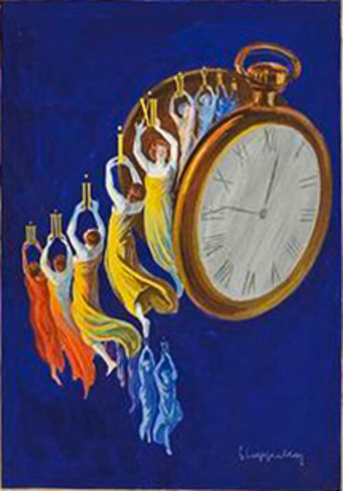 Esquisse publicitaire : Montre Election