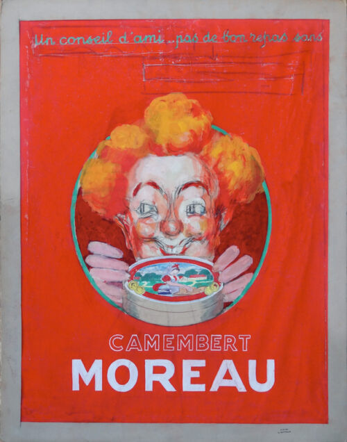 Esquisse publicitaire : Moreau / Camembert
