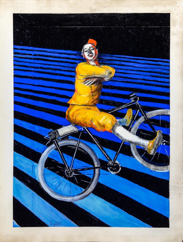 Esquisse publicitaire : Moteurcycle