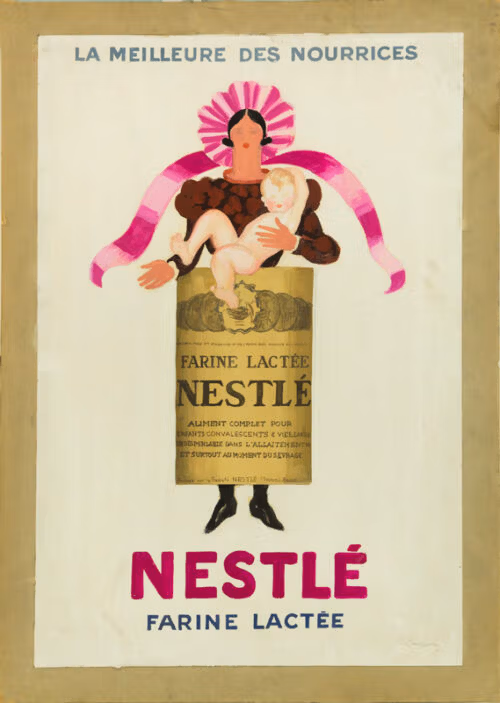 Esquisse publicitaire : Nestlé