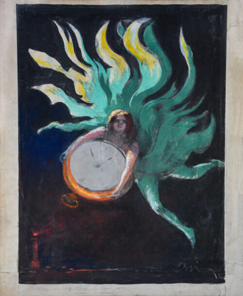 Esquisse publicitaire : Omega