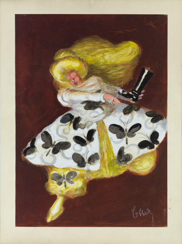 Esquisse publicitaire : Papillons Noirs (Deuxième esquisse)