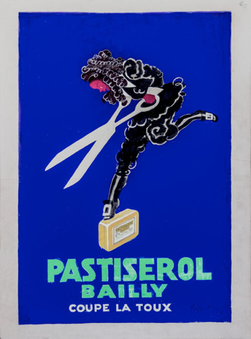 Esquisse publicitaire : Pastiserol / Bailly