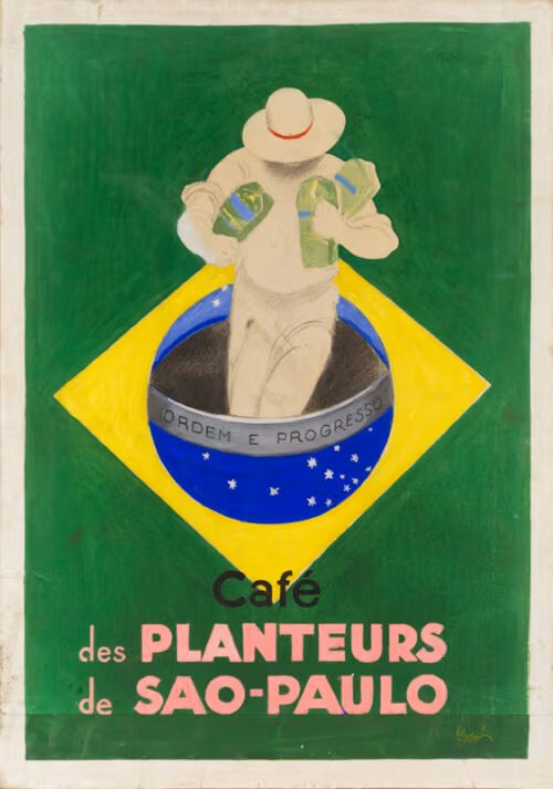 Esquisse publicitaire : Planteurs de Sao-Paulo