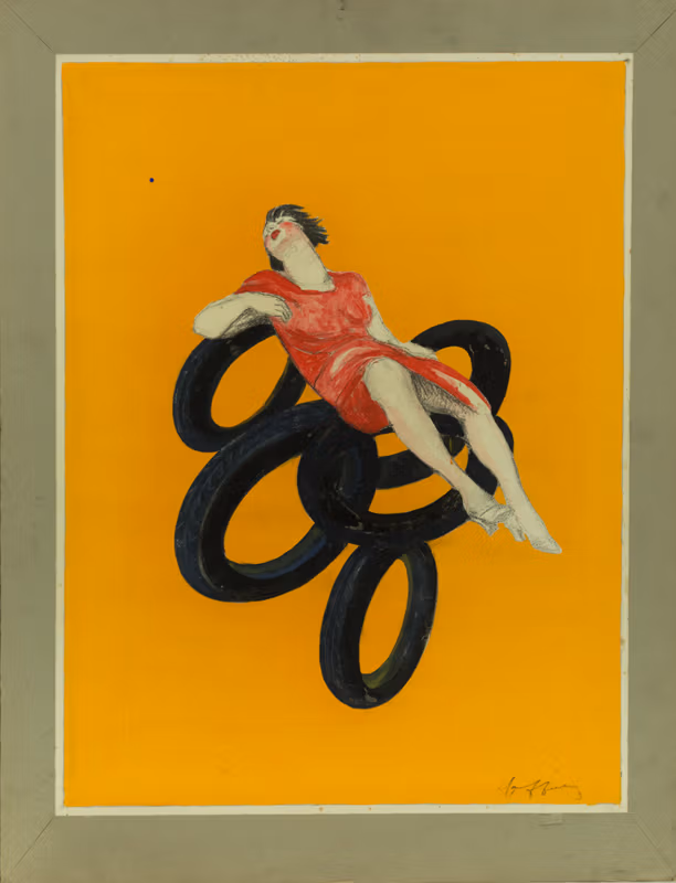 Advertising sketch: Tires