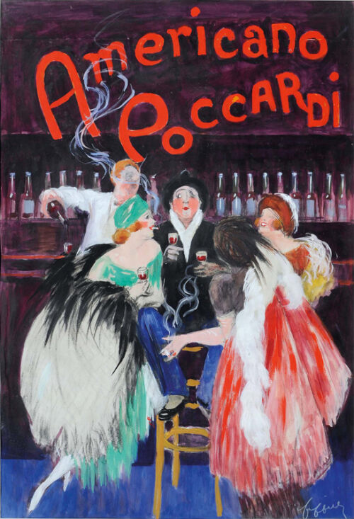 Esquisse publicitaire : Poccardi / Americano