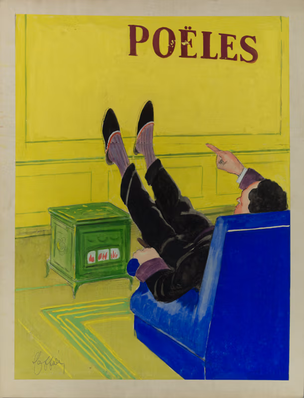 Esquisse publicitaire : Poëles Pardon